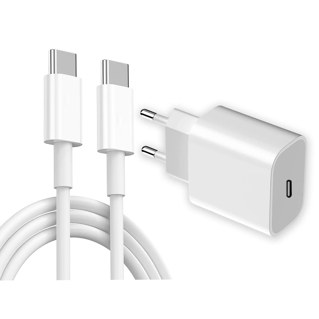 35W GaN USB-C Power Adapter with Type-C to Type-C Cable (2 in 1) - UNB001