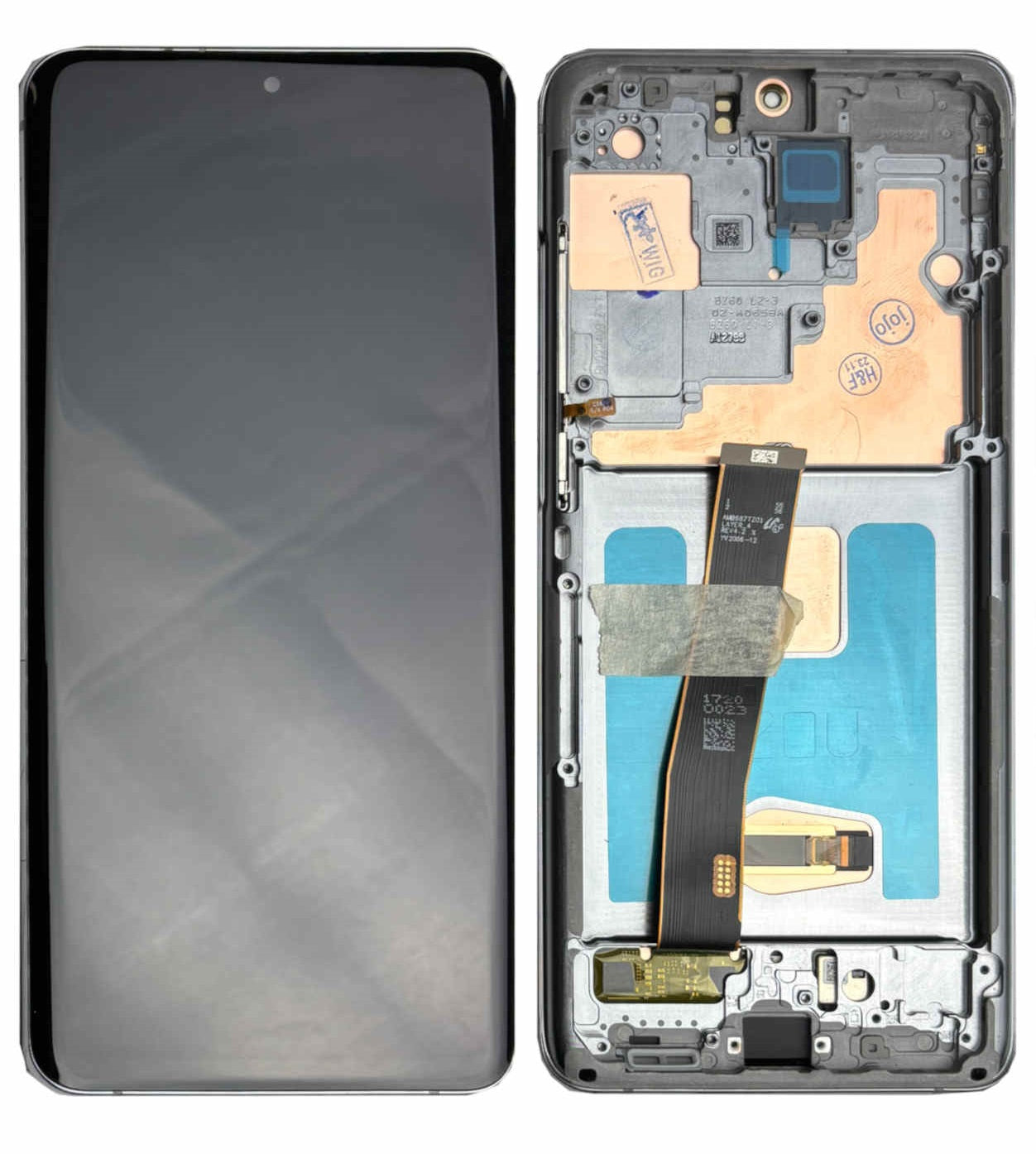 Display (With Frame) kompatibel mit Samsung Galaxy S20 Ultra (SM-G988) Service Pack