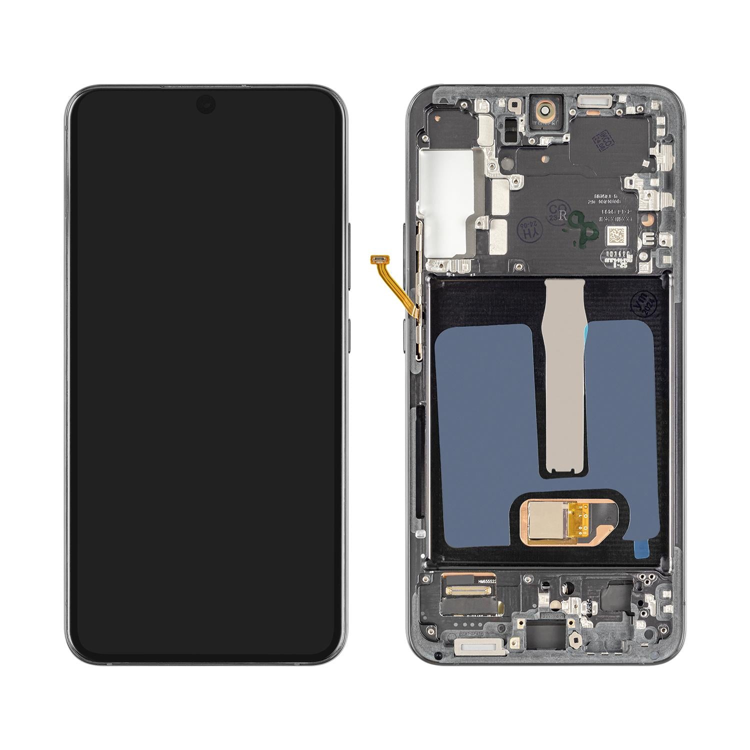 Display (With Frame) kompatibel mit Samsung Galaxy S21 Plus (SM-G996B) Schwarz Service Pack