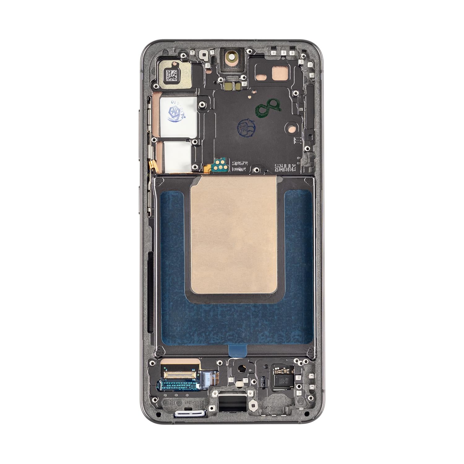 Display (With Frame) kompatibel mit Samsung Galaxy S24 Plus (SM-S926) Schwarz Service Pack