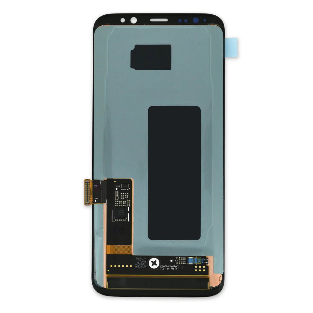 Display (With Frame) kompatibel mit Samsung Galaxy S8 Plus (SM-G955) Schwarz Service Pack