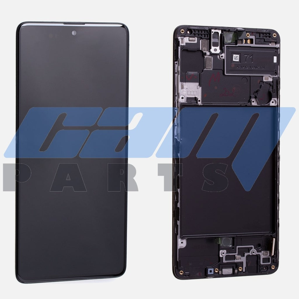 Samsung Galaxy A71 (A715F) Incell LCD + Touchscreen w/ Frame - Black
