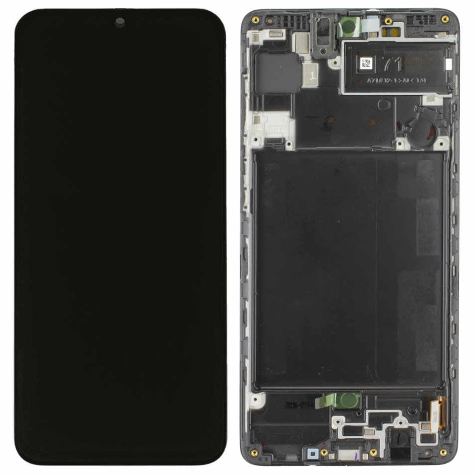 Samsung Galaxy A71 (A715F) OEM Service Part LCD + Touchscreen - Black