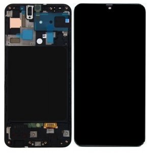 Samsung Galaxy A71 (A715F) OLED LCD + Touchscreen w/ Frame - Black