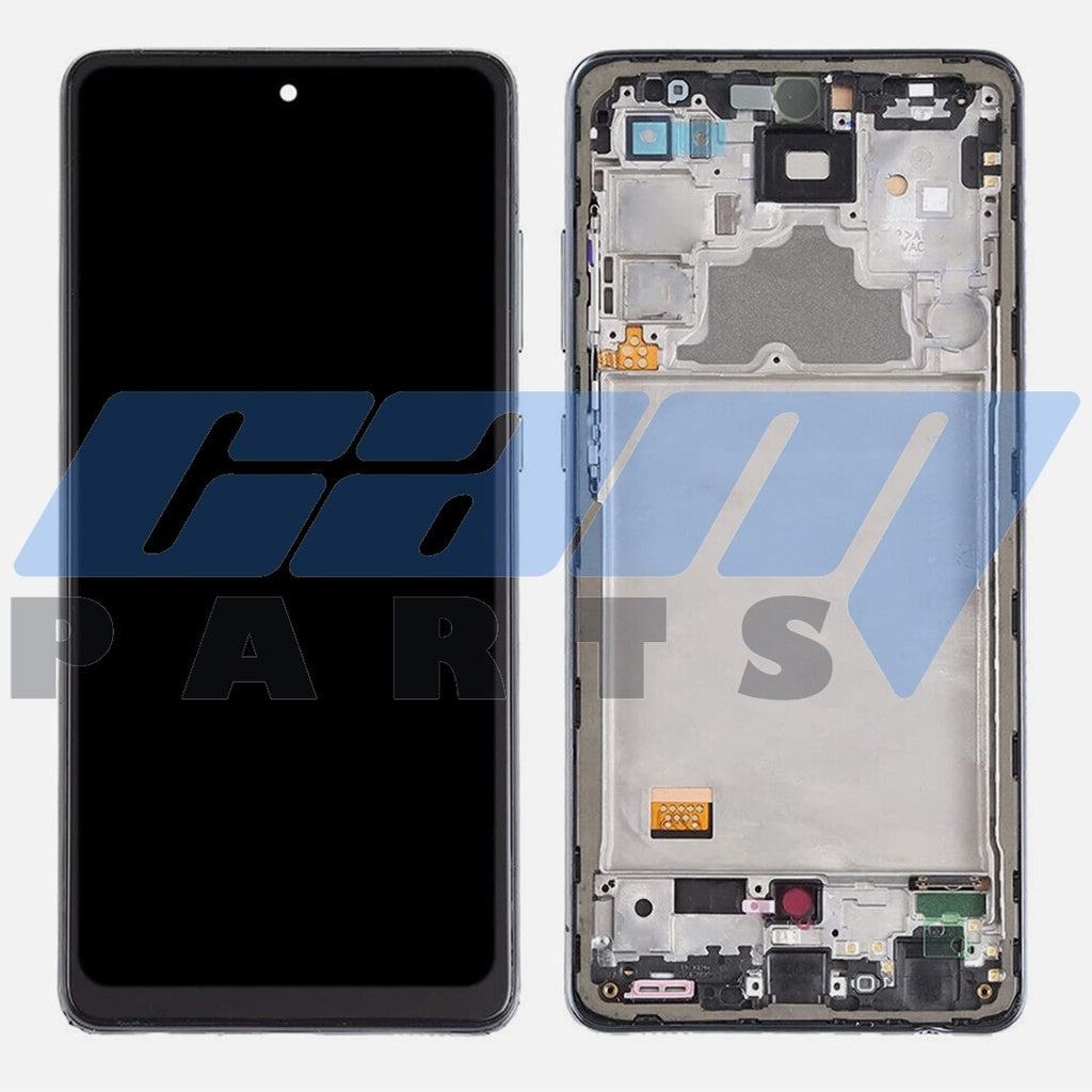 Samsung Galaxy A72 (A725F) Oled LCD + Touchscreen w/ Frame - Black