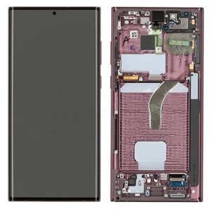 Samsung Galaxy S22 Ultra (S908) OEM Service Part LCD + Touchscreen - Violet