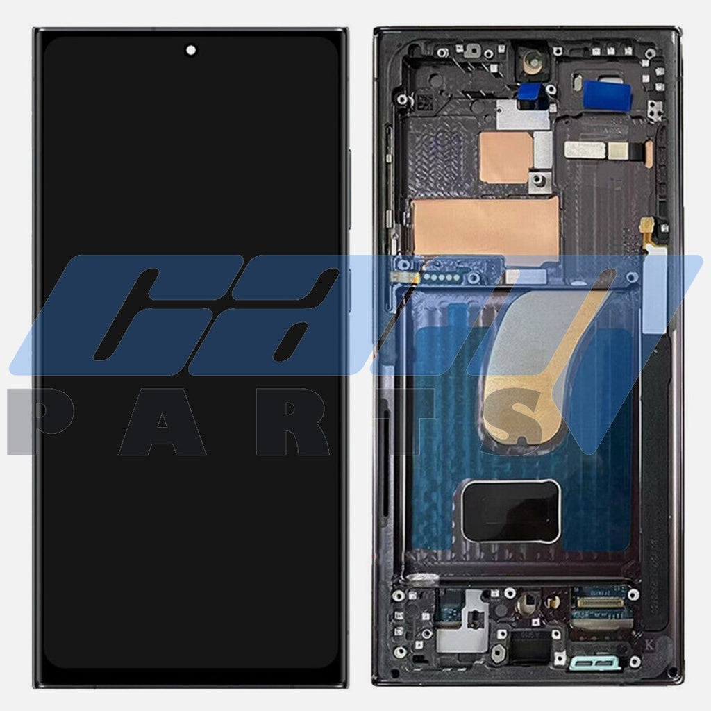 Samsung Galaxy S23 Ultra (S918B) OEM Service Part LCD + Touchscreen w/ Frame - Grey
