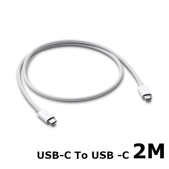 iPhone 15 Serie 2M USB Type-C To USB Type-C Cable - White